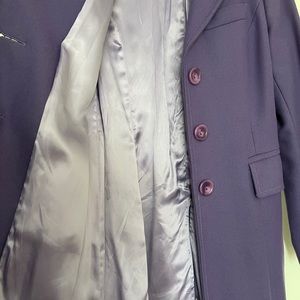 United colors of Benetton purple wool jacket in new condition in royal purple